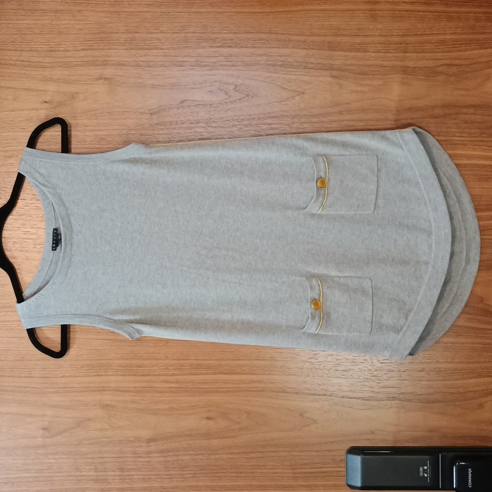 Theory Cashmere/Cotton Blend Knit Tunic Top S